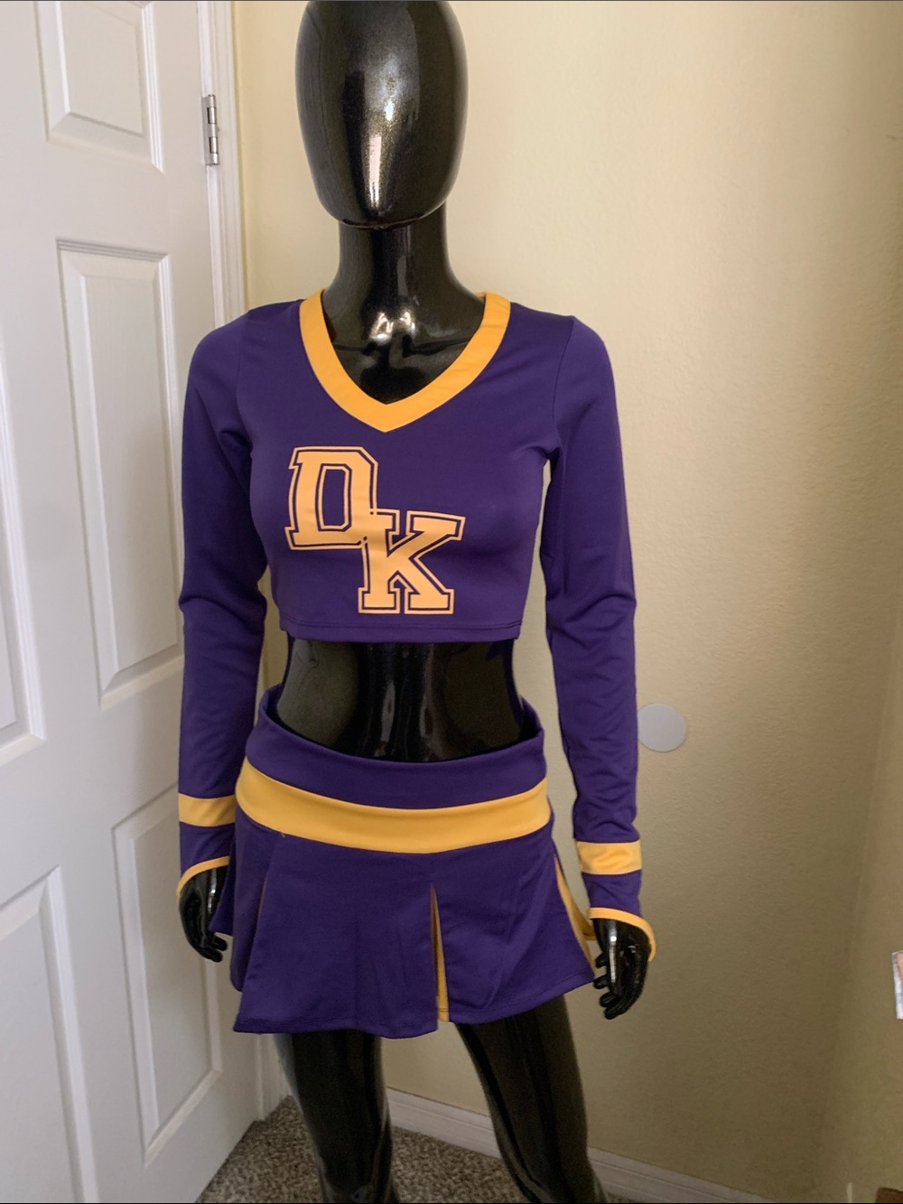 Dolls Kill Trickz N Treatz Cheerleader Two-Piece Set, Size Small, NWT